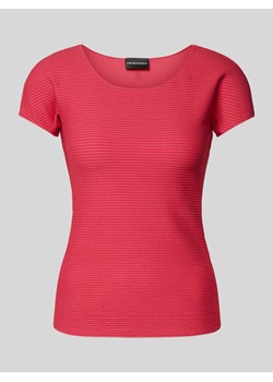 T-shirt z fakturowanym wzorem ze sklepu Peek&Cloppenburg  w kategorii Bluzki damskie - zdjęcie 173962616