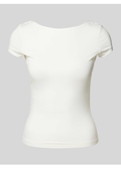 T-shirt z dekoltem w łódkę ze sklepu Peek&Cloppenburg  w kategorii Bluzki damskie - zdjęcie 173962625