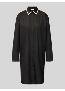 Sukienka koszulowa o długości do kolan z listwą guzikową na całej długości ze sklepu Peek&Cloppenburg  w kategorii Sukienki - zdjęcie 173962638