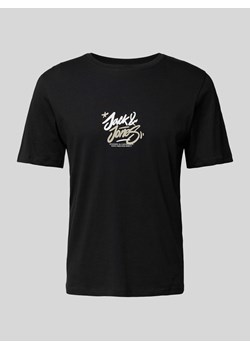 T-shirt z nadrukiem z logo ze sklepu Peek&Cloppenburg  w kategorii T-shirty męskie - zdjęcie 173962759