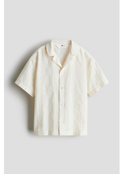 H & M - Koszula z otwartymi klapami - Biały ze sklepu H&M w kategorii Koszule chłopięce - zdjęcie 173962895