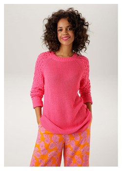 Aniston Sweter w kolorze różowym ze sklepu Limango Polska w kategorii Swetry damskie - zdjęcie 173963535