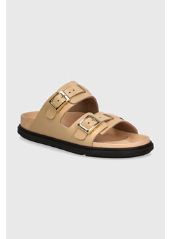 Birkenstock klapki St Barths damskie kolor beżowy 1027796 ze sklepu PRM w kategorii Klapki damskie - zdjęcie 173964505