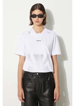 Coperni t-shirt PUMA x COPERNI Football Jersey damski kolor biały 62798202 ze sklepu PRM w kategorii Bluzki damskie - zdjęcie 173964578