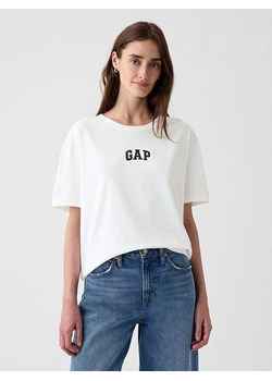 GAP Koszulka w kolorze białym ze sklepu Limango Polska w kategorii Bluzki damskie - zdjęcie 173967116