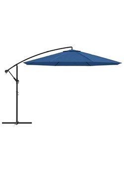 Niebieski ogrodowy parasol na wysięgniku B2-G68 - id: 32547 - marki Elior - 173967625 Niebieski ogrodowy parasol na wysięgniku B2-G68 ze sklepu Edinos.pl w kategorii Parasole ogrodowe - zdjęcie 173967625