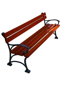 Ławka ogrodowa Uderon 3X z podłokietnikami 180cm - 7 kolorów ze sklepu Edinos.pl w kategorii Ławki ogrodowe - zdjęcie 173967735