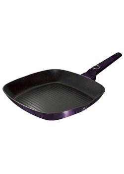 Fioletowa aluminiowa patelnia grillowa C9-M01 ze sklepu Edinos.pl w kategorii Naczynia - zdjęcie 173968989