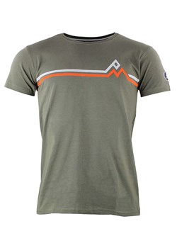 Peak Mountain Koszulka w kolorze oliwkowym ze sklepu Limango Polska w kategorii T-shirty męskie - zdjęcie 173969408