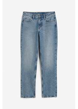 H & M - Curvy Fit Straight Regular Jeans - Niebieski ze sklepu H&M w kategorii Jeansy damskie - zdjęcie 173969555