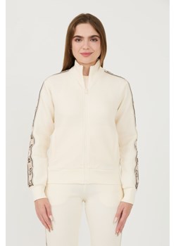 GUESS Beżowa bluza Britney Full Zip, Rozmiar XS ze sklepu outfit.pl w kategorii Bluzy damskie - zdjęcie 173970039