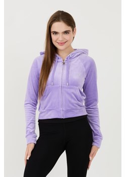JUICY COUTURE Fioletowa bluza Madison Hoodie, Wybierz rozmiar L ze sklepu outfit.pl w kategorii Bluzy damskie - zdjęcie 173970239