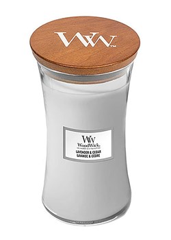 WoodWick Świeca zapachowa &quot;Lavender &amp; Cedar&quot; - 609,5 g ze sklepu Limango Polska w kategorii Świece i dyfuzory - zdjęcie 173970825
