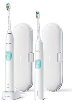 PHILIPS sonicare Szczoteczki soniczne (2 szt.) &quot;ProtectiveClean&quot; w kolorze białym ze sklepu Limango Polska w kategorii Szczoteczki do zębów - zdjęcie 173972147