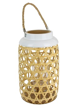 Garden Spirit Lampion w kolorze jasnobrązowym - wys. 38 x Ø 21 cm ze sklepu Limango Polska w kategorii Świeczniki - zdjęcie 173972159