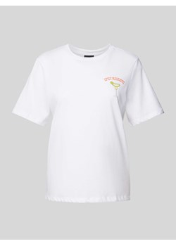 T-shirt z nadrukowanym motywem ze sklepu Peek&Cloppenburg  w kategorii Bluzki damskie - zdjęcie 173972998