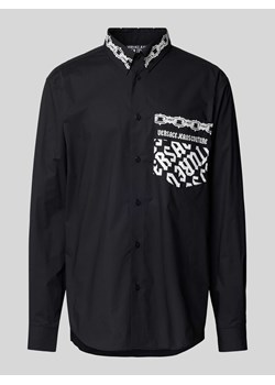 Koszula casualowa o kroju regular fit z nadrukiem z logo ze sklepu Peek&Cloppenburg  w kategorii Koszule męskie - zdjęcie 173976519