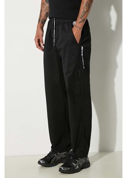 AAPE spodnie męskie kolor czarny proste AAPPTMA664XXM ze sklepu PRM w kategorii Spodnie męskie - zdjęcie 173978145