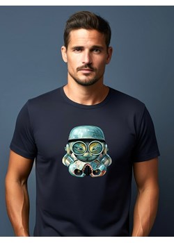 WOOOP Koszulka "Trooper Cat" w kolorze granatowym ze sklepu Limango Polska w kategorii T-shirty męskie - zdjęcie 173979435