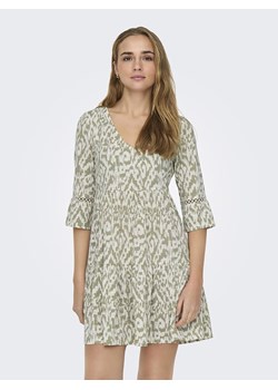 JDY Sukienka w kolorze biało-oliwkowym ze sklepu Limango Polska w kategorii Sukienki - zdjęcie 173979448