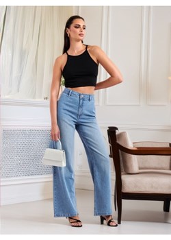 Sinsay - Jeansy wide leg high waist - niebieski ze sklepu Sinsay w kategorii Jeansy damskie - zdjęcie 173983218