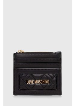 Love Moschino portfel damski kolor czarny JC5685PP1LLA0000 ze sklepu ANSWEAR.com w kategorii Portfele damskie - zdjęcie 173983678