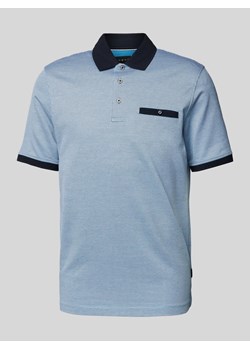 Koszulka polo z kieszenią na piersi ze sklepu Peek&Cloppenburg  w kategorii T-shirty męskie - zdjęcie 173984126