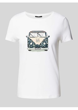 T-shirt z nadrukiem z motywem z logo ze sklepu Peek&Cloppenburg  w kategorii Bluzki damskie - zdjęcie 173984249