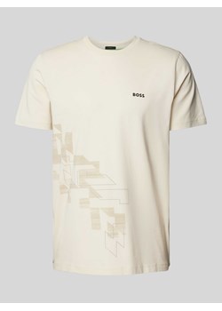 T-shirt z nadrukiem z logo ze sklepu Peek&Cloppenburg  w kategorii T-shirty męskie - zdjęcie 173984385
