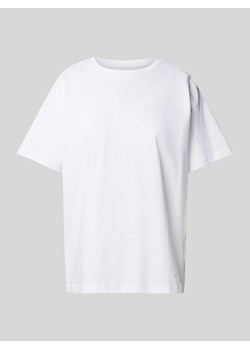 T-shirt o pudełkowym kroju z okrągłym dekoltem ze sklepu Peek&Cloppenburg  w kategorii Bluzki damskie - zdjęcie 173984506