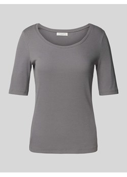 T-shirt z efektem prążkowania ze sklepu Peek&Cloppenburg  w kategorii Bluzki damskie - zdjęcie 173984567