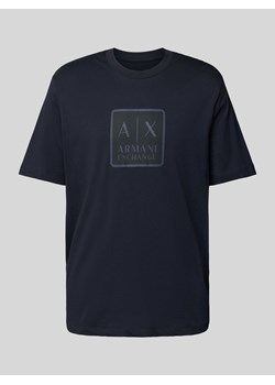 T-shirt z nadrukiem z logo ze sklepu Peek&Cloppenburg  w kategorii T-shirty męskie - zdjęcie 173984709
