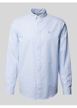 Koszula casualowa o kroju regular fit z wyhaftowanym logo model ‘CORE’ ze sklepu Peek&Cloppenburg  w kategorii Koszule męskie - zdjęcie 173984775