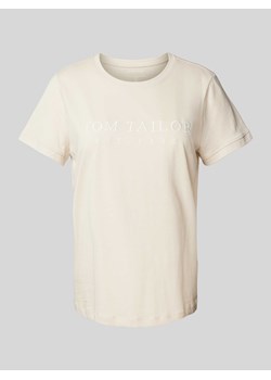 T-shirt z okrągłym dekoltem ze sklepu Peek&Cloppenburg  w kategorii Bluzki damskie - zdjęcie 173984778