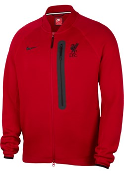 Męska kurtka piłkarska Nike Liverpool F.C. Tech Fleece - Czerwony ze sklepu Nike poland w kategorii Bluzy męskie - zdjęcie 173984827