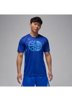 Męski T-shirt treningowy do koszykówki Jordan Nike Francja - Niebieski ze sklepu Nike poland w kategorii T-shirty męskie - zdjęcie 173984828