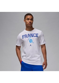 Męski T-shirt do koszykówki Nike Francja - Biel ze sklepu Nike poland w kategorii T-shirty męskie - zdjęcie 173984856