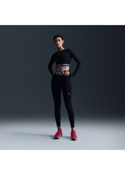Damskie legginsy o pełnej długości z wysokim stanem Nike Pro Sculpt - Czerń ze sklepu Nike poland w kategorii Spodnie damskie - zdjęcie 173984918