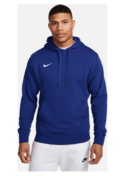 Męska bluza piłkarska z kapturem z dzianiny dresowej Nike FC Barcelona Club - Niebieski ze sklepu Nike poland w kategorii Bluzy męskie - zdjęcie 173984956