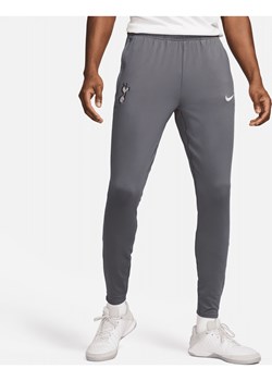 Męskie spodnie piłkarskie z dzianiny Nike Dri-FIT Tottenham Hotspur Strike - Szary ze sklepu Nike poland w kategorii Spodnie męskie - zdjęcie 173984965