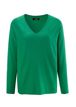 Aniston Sweter w kolorze zielonym ze sklepu Limango Polska w kategorii Swetry damskie - zdjęcie 173985996