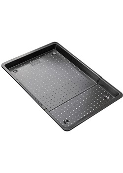 Zenker Blacha &quot;Black Metallic&quot; w kolorze czarnym - 37-52 x 33 cm ze sklepu Limango Polska w kategorii Akcesoria do pieczenia - zdjęcie 173986039