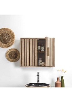 The Home Deco Kids Regał ścienny w kolorze jasnobrązowym - 60 x 50 x 20 cm ze sklepu Limango Polska w kategorii Regały i witryny - zdjęcie 173987257