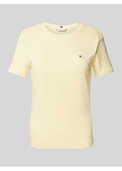 T-shirt z wyhaftowanym logo model ‘NEW SLIM CODY’ ze sklepu Peek&Cloppenburg  w kategorii Bluzki damskie - zdjęcie 173989458