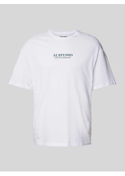 T-shirt z nadrukiem z logo model ‘PRAIA’ ze sklepu Peek&Cloppenburg  w kategorii T-shirty męskie - zdjęcie 173989469