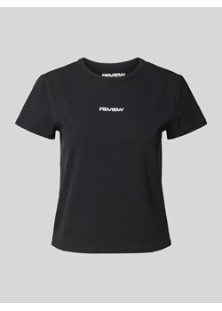 T-shirt o luźnym kroju z okrągłym dekoltem ze sklepu Peek&Cloppenburg  w kategorii Bluzki damskie - zdjęcie 173989477