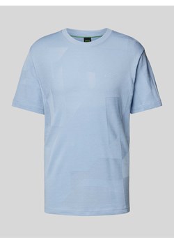 T-shirt z fakturowanym wzorem model ‘Jagged 3’ ze sklepu Peek&Cloppenburg  w kategorii T-shirty męskie - zdjęcie 173989526