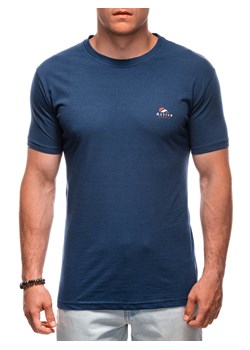 T-shirt męski z nadrukiem 1989S - niebieski ze sklepu Edoti w kategorii T-shirty męskie - zdjęcie 173990255