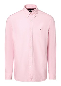 Tommy Hilfiger Koszula męska Mężczyźni Regular Fit Bawełna różowy jednolity ze sklepu vangraaf w kategorii Koszule męskie - zdjęcie 173990595