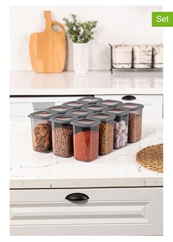 Violeta Home Pojemniki (12 szt.) w kolorze szarym - 1,2 l ze sklepu Limango Polska w kategorii Pojemniki kuchenne - zdjęcie 173992277